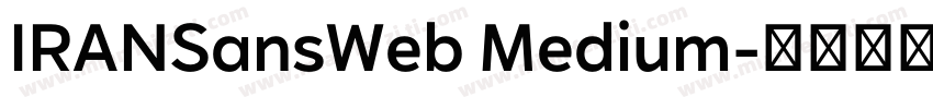 IRANSansWeb Medium字体转换